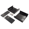 Obudowa uniwersalna KM-85B, 180 × 160 × 85 mm, ABS, czarna, wentylowana, z panelami, Maszczyk