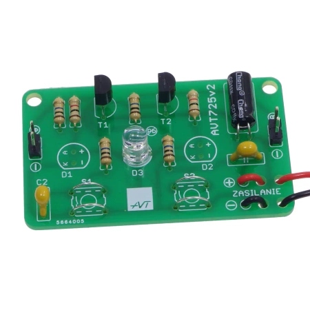 Przełącznik dotykowy START/STOP 9-12V z sygnalizacją LED - KIT AVT 725