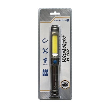 Lampa warsztatowa inspekcyjna LED COB 400lm, everActive WL400