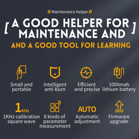 Oscyloskop 200kHz, LCD 2.8 cala, FNIRSI DSO152