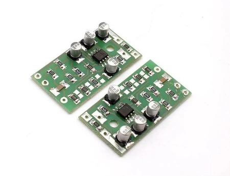 Wzmacniacz mikrofonowy 2× mono mini z TL072 - zlutowany KIT AVT 2392