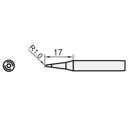 Grot 1mm Proskit do lutownic YH-xxx, SP-80D, XYxxx