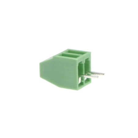Złącze śrubowe do druku, 2 pola, raster 2,54mm, wysokość 8,5mm, 150V / 6A, 1,0mm², PA66, Degson DG308