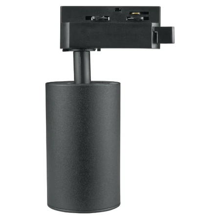 Zestaw oświetlenia szynowego X-LINE: 4 reflektory GU10, 2x1m szyny, złączka prosta, czarny