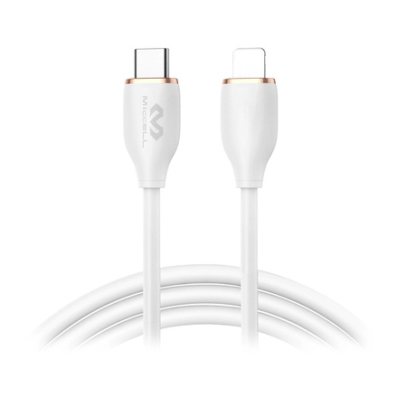 Kabel USB-C do Lightning 30W 3A 1,5m biały Miccel