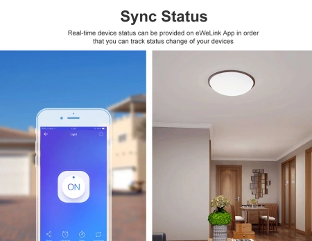 Inteligentny przełącznik WiFi + RF 433 Sonoff RF R2