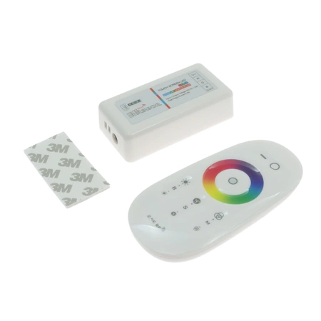 Sterownik LED RGB 216W 12/24V + pilot dotykowy