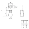 Końcówka oczkowa izolowana M4 1.5-2.5mm² - końcówka kablowa SGE