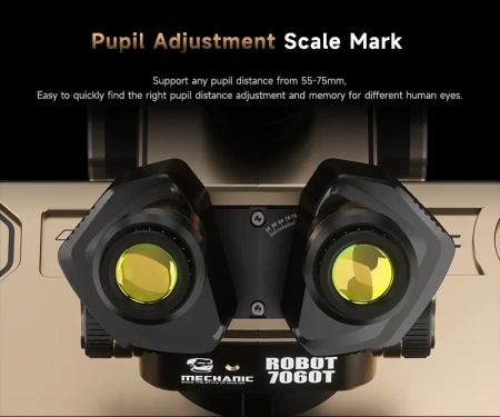 Mikroskop trzy-okularowy stereo ROBOT 7060T-TG Mechanic