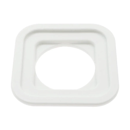 Włącznik światła schodowy ceramiczny, kwadratowy z ramką, podtynkowy biały Ceramic Loft