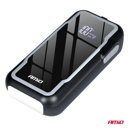 Jump Starter 12V 12AH 1600A 3w1 Starter/Latarka Led/Powerbank AMIO 04678