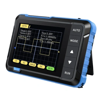 Oscyloskop przenośny 200kHz FNIRSI DSO152 – cyfrowy tester sygnałów, ekran 2.8 cala LCD