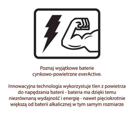 Baterie do aparatów słuchowych everActive ULTRASONIC typ 312 / PR41, 6 sztuk