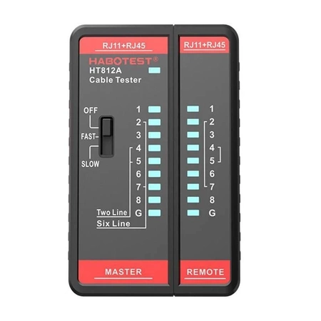 Tester LAN RJ45, RJ11 Habotest HT812A