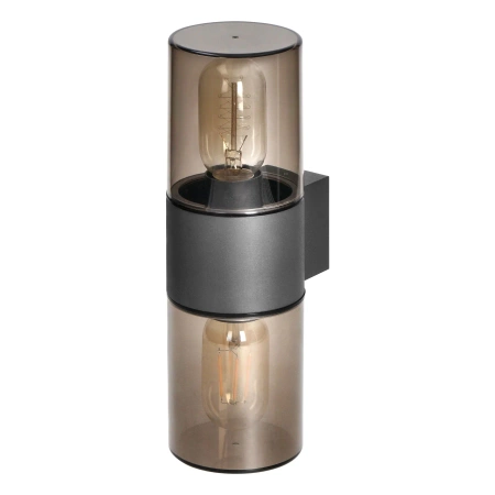 Kinkiet ścienny, oprawa elewacyjna ogrodowa SALVIA podwójna, 2x gniazdo E27, IP54, OR-OP-6574GE