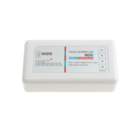 Sterownik LED RGB 216W 12/24V + pilot dotykowy