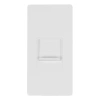 Gniazdo RJ45 Ethernet Cat6 biały, moduł 1/2 do ramki Tawoia Glass