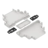 Obudowa modułowa na szynę DIN ZD1001J-C, 90 × 18 × 65 mm, ABS, szara, Kradex