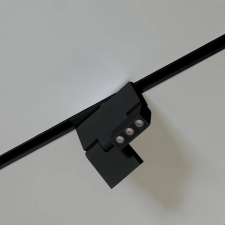 Reflektor szynowy magnetyczny liniowy podwójny regulowany 6W 480lm 4000K czarny M-LINE