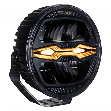 Reflektor drogowy LED X-SPIDER NINJA L3442 okrągły 12/24V 80W IP69K – światło drogowe, pozycyjne i ostrzegawcze