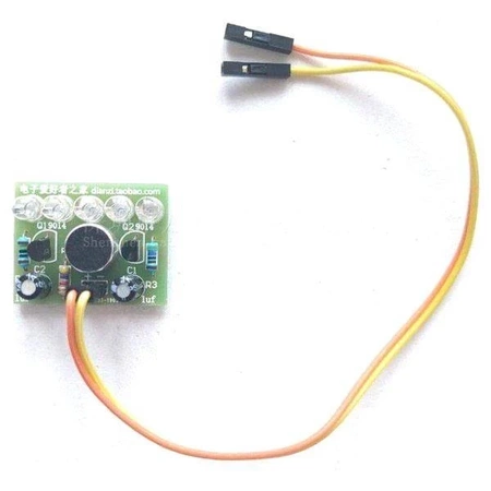 Wskaźnik LED sterowany dźwiękiem - DIY - analizator widma audio