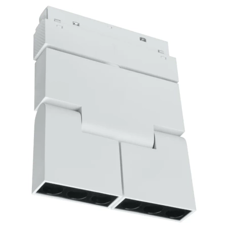 Reflektor szynowy magnetyczny liniowy podwójny regulowany 6W 480lm 4000K biały M-LINE
