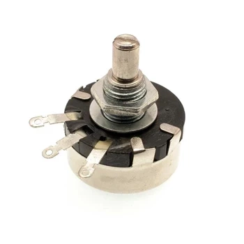 Potencjometr obrotowy liniowy 470 om, 1 W, oś 6 mm, wyprowadzenia lutownicze