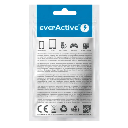 Kabel USB-C - USB-C, 60 W, 2 m, everActive, CBB-2PDR