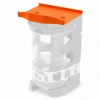 Półka do organizera Q4 QuestSystem 12 x 10,5 cm - mocowana na zatrzaski, pomarańczowa