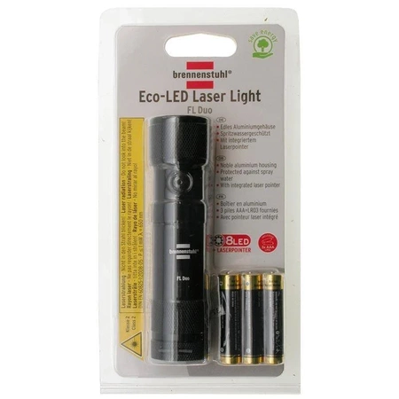 Latarka LED ze wskaźnikiem laserowym