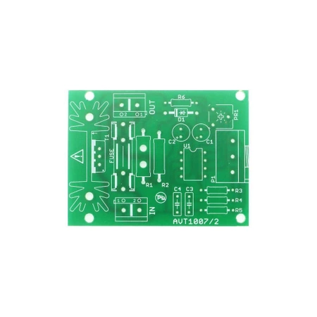 Regulator mocy 230 VAC 2,5 kW - PCB do projektu AVT 1007/2