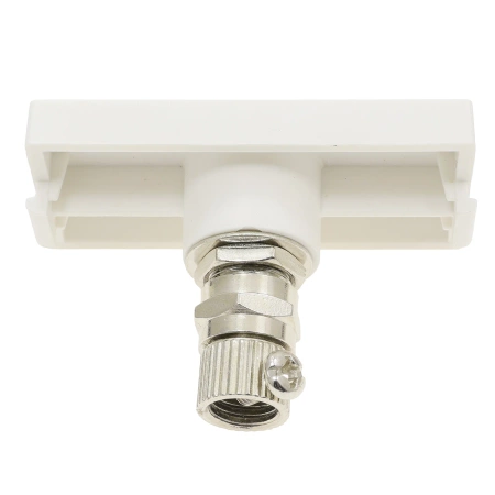 Moduł 1/2 - gniazdo antenowe TV - biały - kompatybilny z ramkami Tawoia Glass