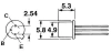 BC393 - tranzystor bipolarny PNP, 180 V, 100 mA, 0,4 W, TO-92