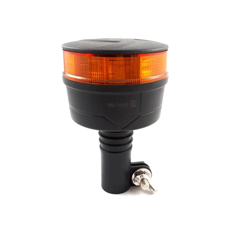 Lampa ostrzegawcza LED do pojazdu, 19W, 30 LED, światło pomarańczowe, trzpień FLEX, R65 R10, ALR0072