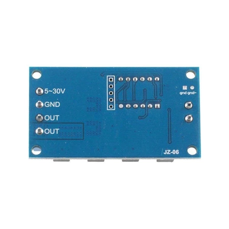 Cyfrowy przekaźnik czasowy 5-30V 10A z wyzwalaczem elektronicznym