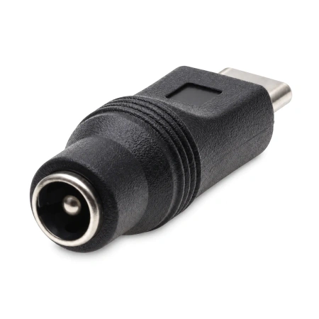 Adapter zasilania DC 2,1/5,5 mm na USB-C (gniazdo DC / wtyk USB-C)