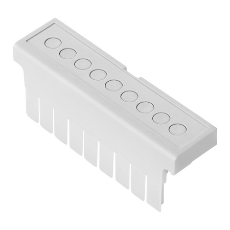 Maskownica pod gniazda ZD3TC5.08J do obudów ZD1006, ZD1009, zestaw 4 szt., ABS V0, Kradex