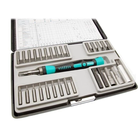 Zestaw bitów z uchwytem do serwisowania gier video 30szt, Proskit SD-9313