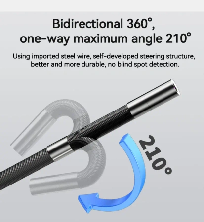 Przemysłowy endoskop ręczny HD IP67 kamera 6,2mm Noyafa NF-T20