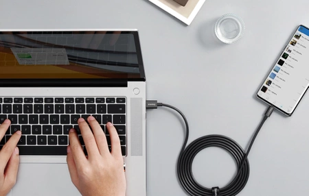 Kabel USB do USB-C 1m, szybkie ładowanie QC 65W, Baseus Superior Series, czarny