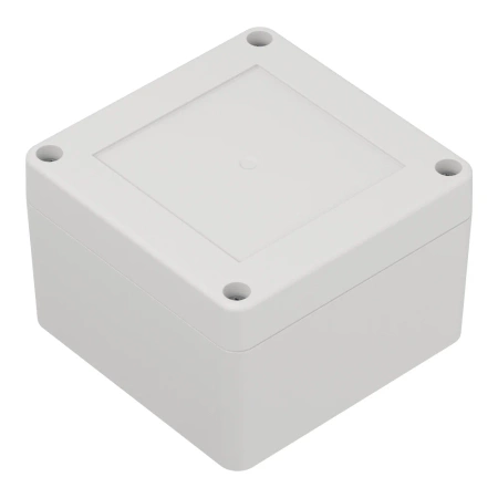 Obudowa hermetyczna ZP90.90.60JH, 90 × 90 × 60 mm, ABS, jasnoszara, Kradex