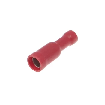 Konektor okrągły w pełnej izolacji żeński 4mm 0.5-1.5mm² - końcówka kablowa