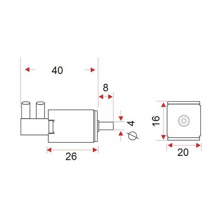 Elektrozawór mini 12V, 0.4MPa