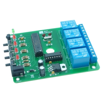 Przełącznik IR 4-kanałowy - sterowany pilotem - KIT AVT 1815