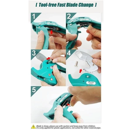 Nożyce - obcinacz do rur plastikowych, SR-366 Proskit