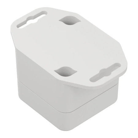 Obudowa hermetyczna z uchem ZP45.45.40 jasnoszara ABS