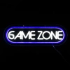 Neon LED "game zone", dekoracja LED 42,5x13,7cm zasilanie z baterii lub USB
