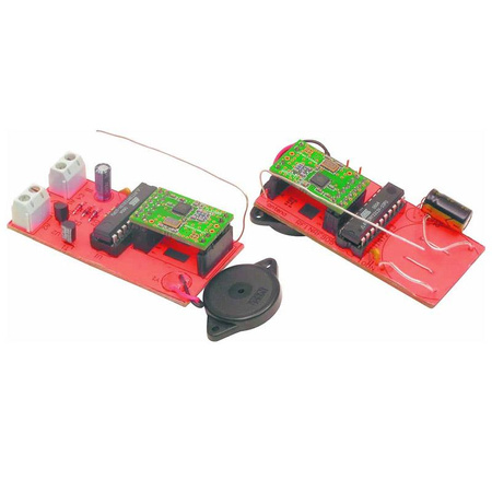 Radiowy strażnik - PCB i mikroprocesor do projektu AVT 2821