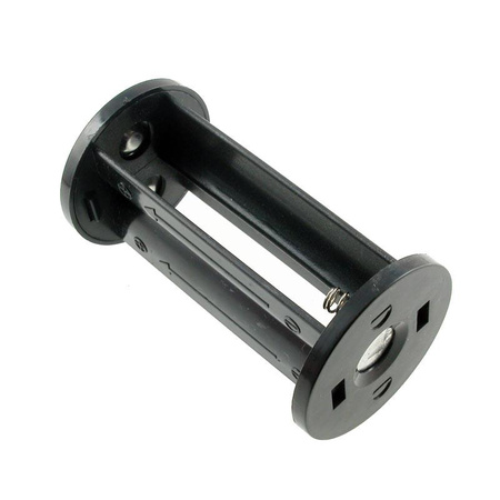 Koszyk baterii 18650 x2 okrągły