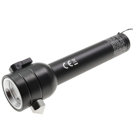 Latarka samochodowa LED, 200 lm, zbijak szyb, przecinak pasów, funkcja powerbanku, ładowanie USB-C, ALR-LA0213